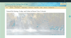 Desktop Screenshot of cottonwood-hot-springs.com