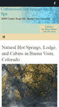 Mobile Screenshot of cottonwood-hot-springs.com