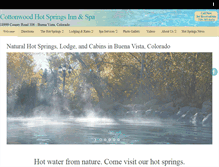 Tablet Screenshot of cottonwood-hot-springs.com